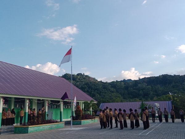 Pelantikan Bantara Pramuka Gudep MAN 1 Konsel Al Bukhori Tahun 2023