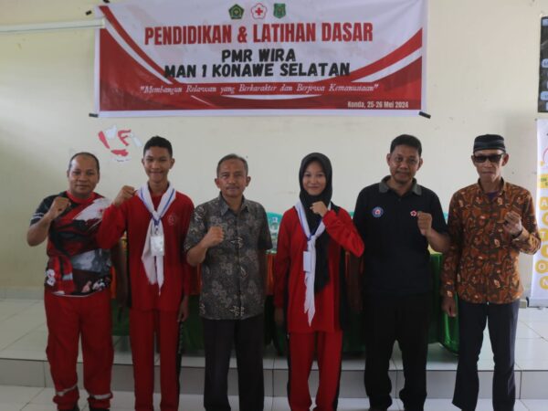 Pembekalan Kegiatan Pendidikan & Latihan Dasar PMR Wira MAN 1 Konsel