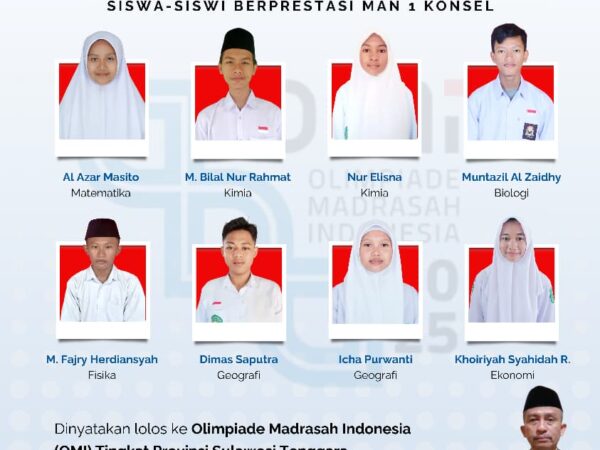 Siswa/Siswi MAN 1 Konsel Raih Juara pada OMI Tingkat Kab. Konsel Siswa/Siswi MAN 1 Konsel Raih Juara pada OMI Tingkat Kab. Konsel