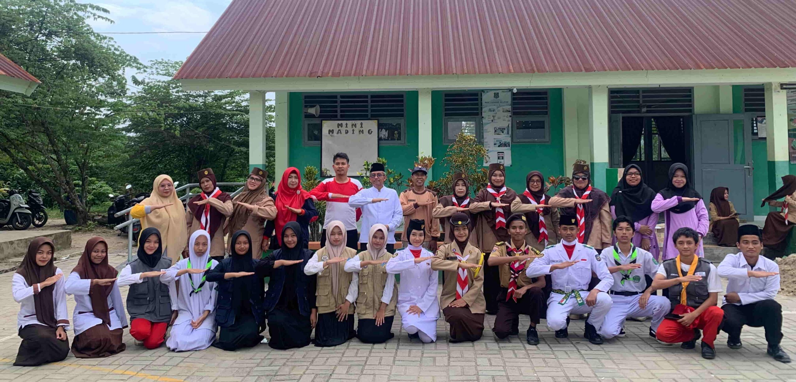 Sah! Pengurus Baru Ekstrakurikuler MAN 1 Konawe Selatan Resmi Bertugas