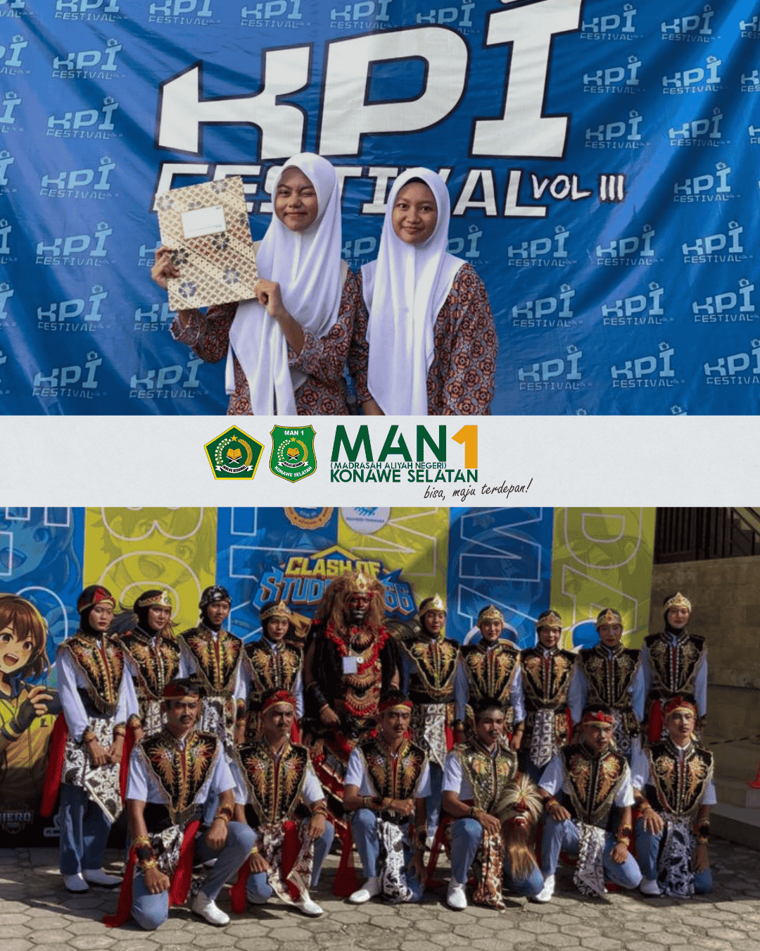Asah Potensi dan Mental Berkompetisi, Siswa MAN 1 Konawe Selatan Unjuk Gigi di Ajang LKBB dan Seni Grafis