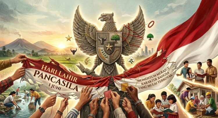 HARI LAHIR PANCASILA: MOMENTUM MERAJUT KEMBALI KARAKTER BANGSA YANG MULAI TERKOYAK