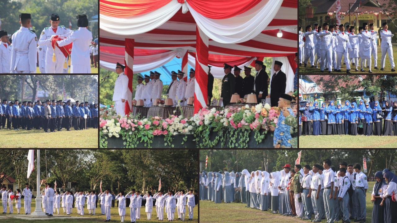 Peringatan HUT ke-81 RI di Kecamatan Konda: MAN 1 Konawe Selatan Ambil Peran Sentral Pengibaran Bendera